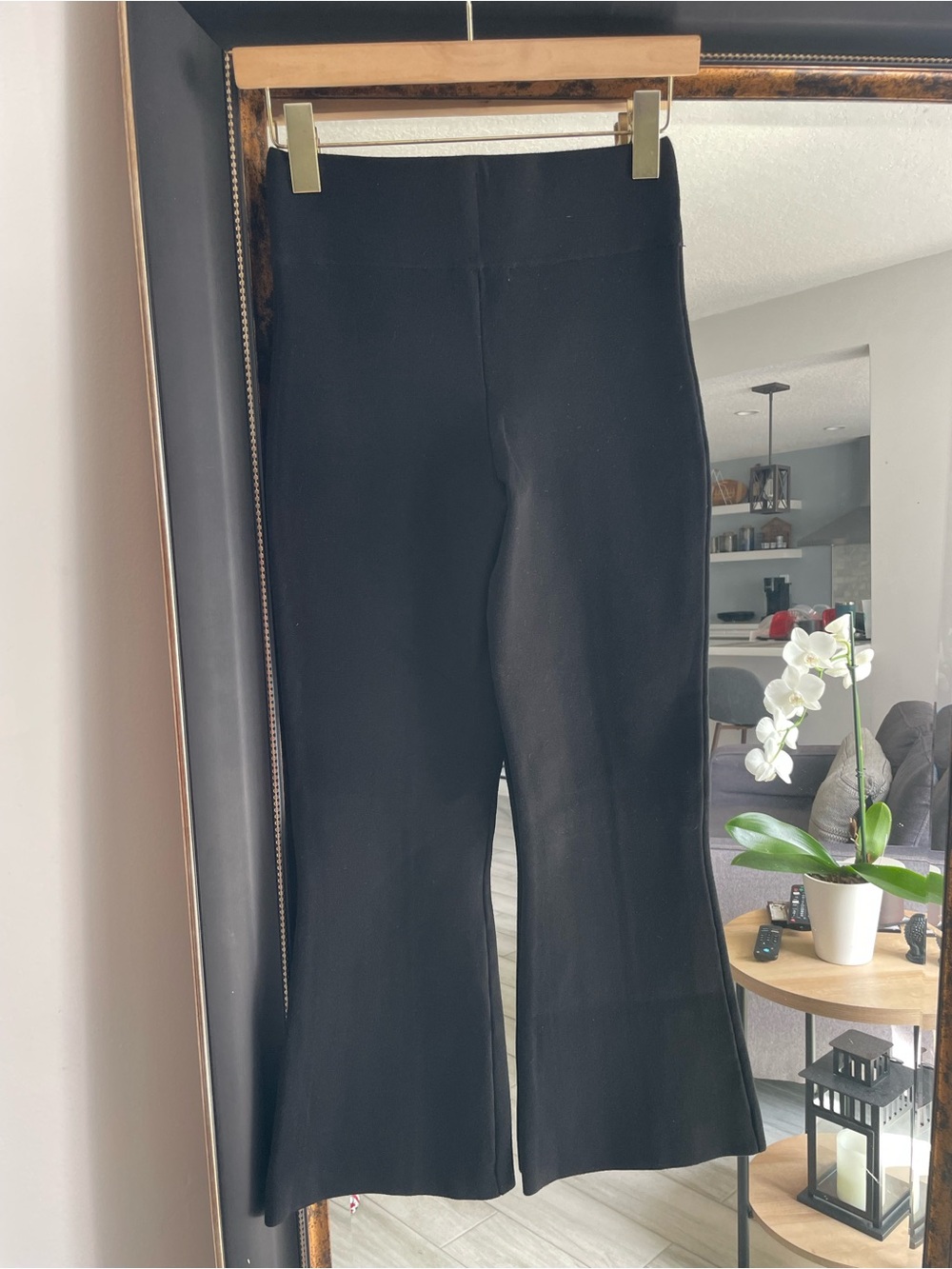 J.Crew Women’s XS Black High Rise Flare Stretch Ponte Pants - Picture 5 of 6